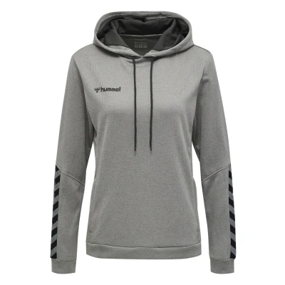 Afbeelding van Hummel Hmlauthentic Hoodie, Dames, Maat: Medium, Grey melange
