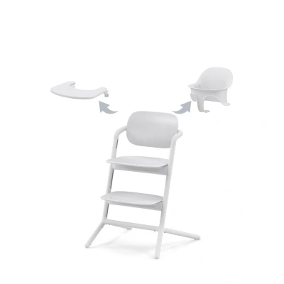 Afbeelding van Cybex Lemo Kinderstoel 3 in 1 Set All White