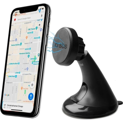 Afbeelding van SBS mobile Zuignap Telefoonhouder voor in de auto 360 draaibaar