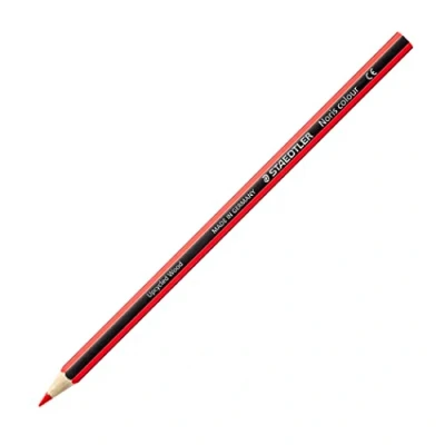 Afbeelding van Kleurpotlood Noris 185 rood Omdoos a 12 stuk stuks