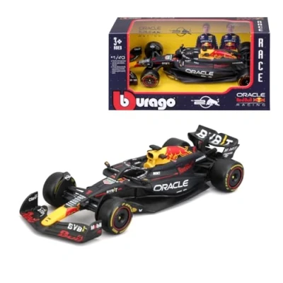Afbeelding van Model Auto Formula 1 VERSTAPPEN Nummer RB20 F1 seizoen 2024 schaal 1:43 12 cm Bburago 18 38097V