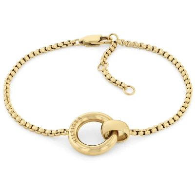 Afbeelding van Tommy Hilfiger Circles Armband goldcoloured, Dames, Maat: One Size, Gold coloured