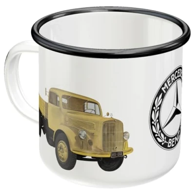 Afbeelding van Emaille Mok Daimler Truck Models