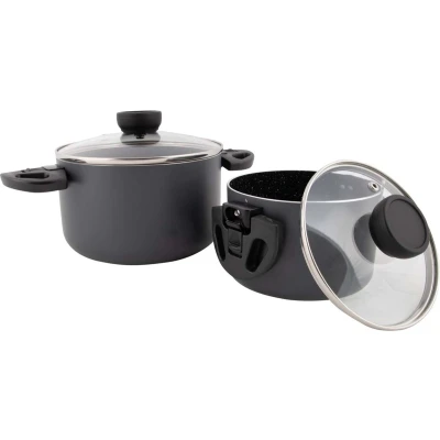 Afbeelding van Bo Camp Pannenset Twist Compact 2 Aluminium Inductie
