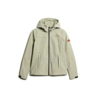 Afbeelding van Superdry Hooded Classic Trekker Jas, Dames, Maat: 38, Seagrass green