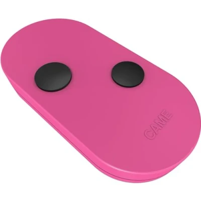 Afbeelding van Telecomando Apri Cancello Came TOPD2FPS Roze 2 kanaals dubbele frequentie 433 868 MHz
