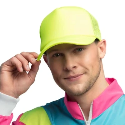 Afbeelding van Boland Unisex Cap Neon Geel 01432 Eenheidsmaat EU