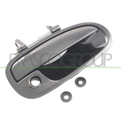 Afbeelding van PRASCO HD0348001 Deurgrepen Buiten, Rechts voor met sleutelgat Zwart Glad HONDA: CIVIC 6 Fastback, Stufenheck