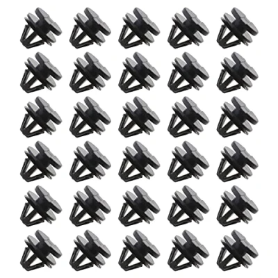 Afbeelding van 30 stuks DYC500110 zwarte kunststof buitendeurbevestigingsclips compatibel met Land Rover Discovery 3 4 Range Sport
