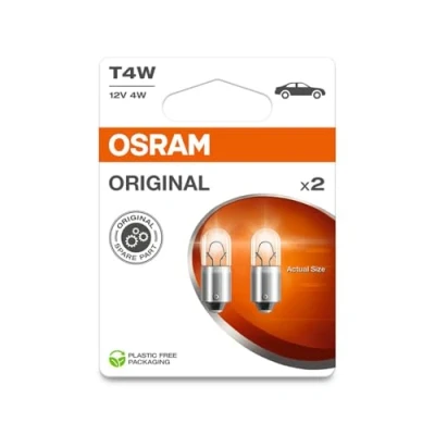 Image de 2 ampoules t4w 12v osram original