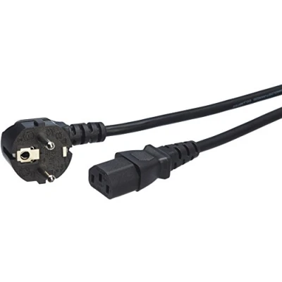 Afbeelding van AmazonBasics netsnoer, 3 m, zwart