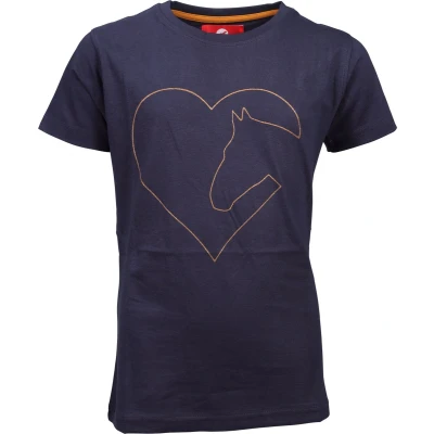 Afbeelding van Red Horse T Shirt Toppie Kinderen Blauw/Rose 140 Agradi.be