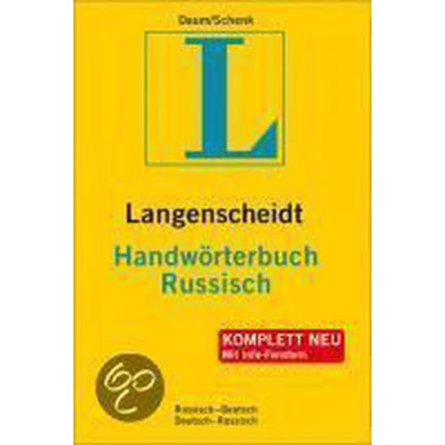 Afbeelding van Langenscheidt Handwörterbuch Russisch