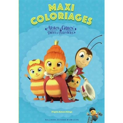 Image de Apollon le Grillon et les Drôles de Petites Bêtes Maxi Coloriages des