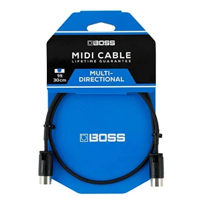Afbeelding van Boss BMIDI PB1 MIDI kabel, 5 pins, 30 cm