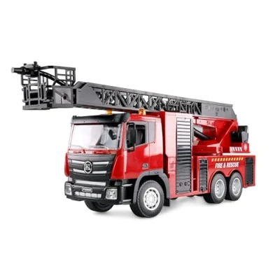 Afbeelding van Amewi Brandweer draailadder 1:18 RC functiemodel Hulpdienstvoertuig