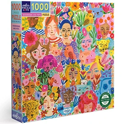 Afbeelding van eeBoo Goddesses &amp; Pets (1000) (U)