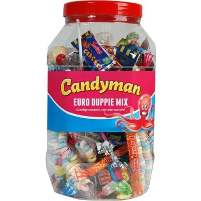 Afbeelding van Candyman Euro Duppie 100stuks