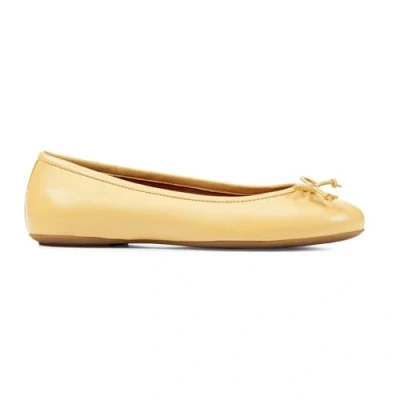 Afbeelding van Geox Palmaria Ballerina&#039;s, Dames, Maat: 38, Light yellow Leer