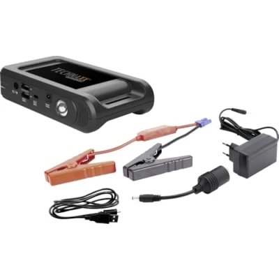 Afbeelding van Technaxx Snelstartsysteem TX 218 5030 Starthulpstroom: 350 A Compressor, Elektronische bescherming, Werklamp, Verpolings en elektronicabescherming, 2x