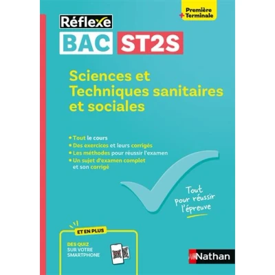 Image de Guide Bac ST2S Spécialité Sciences et Techniques Sanitaires Sociales 1re/ Tle Réflexe N 8