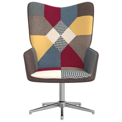 Afbeelding van vidaXL Relaxstoel patchwork stof