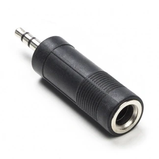 Afbeelding van 3.5 mm (m) naar 6.35 jack (v) adapter Nedis (Stereo)