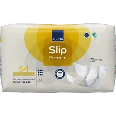 Afbeelding van ABENA Incontinentie Slip Premium S4 Eendelig Verband ter Bescherming van Zwaar Urineverlies en (Dunne) Ontlasting Perfecte Aansluiting door Flexibele Sluitstrips 25 Stuks