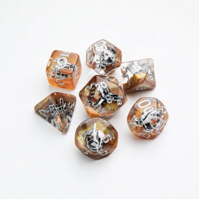 Afbeelding van Gamegenic Embraced Series RPG Dice Set: Death Valley (7 stuks)