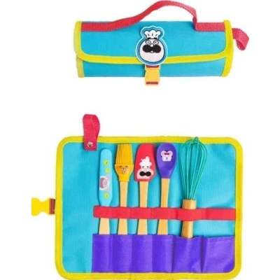 Afbeelding van Chefclub Kids Opbergtas met mini gebruiksvoorwerpenset