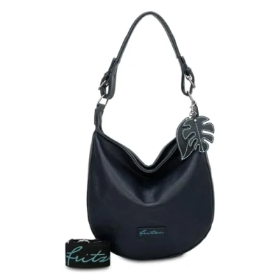 Afbeelding van Fritzi aus Preußen Schoudertas Eco Hobo Bag Blue Donkerblauw