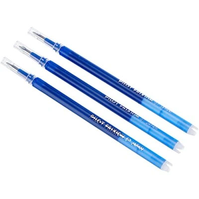 Afbeelding van Pilot Vulling Frixion Ball En Clicker, Blister Van 3 Stuks, Blauw Rollervulling