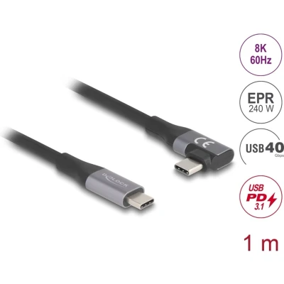 Afbeelding van DeLOCK 81131 USB kabel 1 m C Zwart