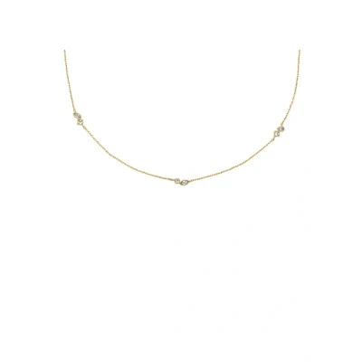 Afbeelding van Fossil Ellis Ketting, Dames, Maat: One Size, Gold tone