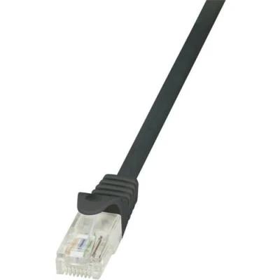 Afbeelding van LogiLink CP1033U RJ45 Netwerkkabel, patchkabel CAT 5e U/UTP 1.00 m Zwart Snagless 1 stuk(s)