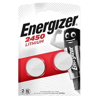 Afbeelding van Energizer CR2450 batterijen, 2 stuks, 1 x stuks 3 V