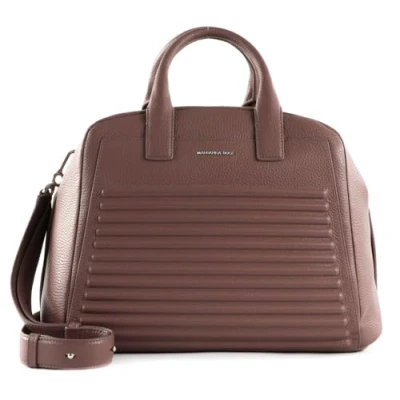 Afbeelding van MANDARINA DUCK Leren Handtas Schoudertas I Con Tote Balsamic Bruine
