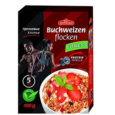 Afbeelding van Dovgan 5 stuks boekweitvlokken 400 g