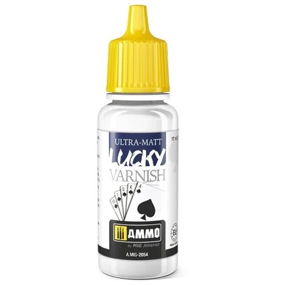 Afbeelding van AMMO MIG 2054 Lucky Varnish Ultra Matt Acryl Verf flesje