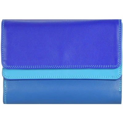 Afbeelding van Mywalit Ladies Double Flap Purse Wallet seascape Dames portemonnee