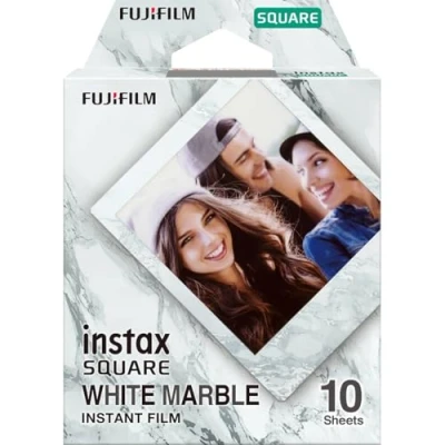 Image de Film instantane Square Blanc Marble 10 Vues