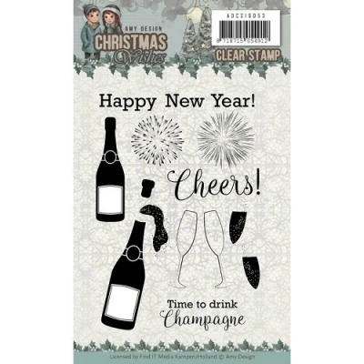 Afbeelding van Christmas Wishes Clear Stamps Amy Design