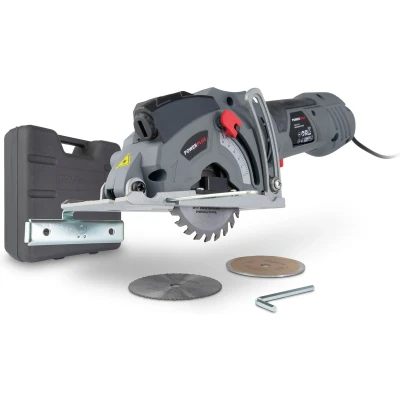 Afbeelding van Powerplus POWE30040 Invalzaag 500W Ø85mm Incl. parallelgeleider en 24T invalzaagblad hout