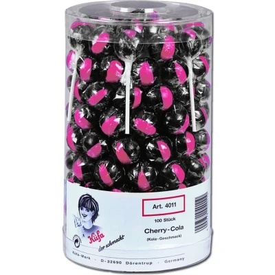 Afbeelding van Cherry Cola Lolly 100 Stuks