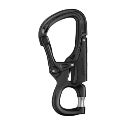 Afbeelding van Petzl karabijnhaak Eashook Open alu 25mm zwart