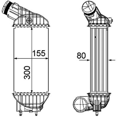 Afbeelding van Mahle Original Interkoeler CI 199 000P