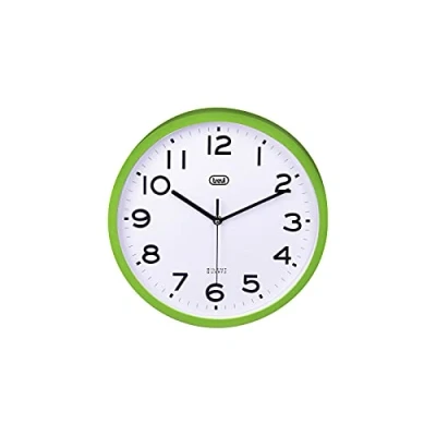 Afbeelding van Trevi OM 3302 S wandklok 30 cm diameter stil sweep groen
