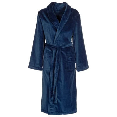 Afbeelding van Vossen Feeling Unisex Badjas, Maat: Large, Dark blue