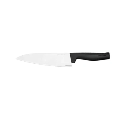 Afbeelding van Fiskars Koksmes, Hard Edge, elegant design, totale lengte: 33,1 cm, roestvrij staal/kunststof, 1051747