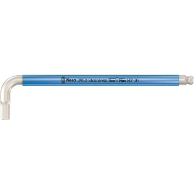 Afbeelding van WERA 3950 SPKL Multicolour HF stiftsleutel, metrisch, RVS, met vasthoudfunctie, 10 x 224 mm 05022698001